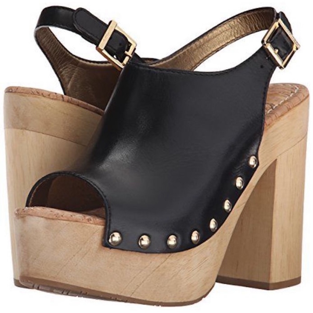 NWOB Sam Edelman Marley Wooden Platform Sandal